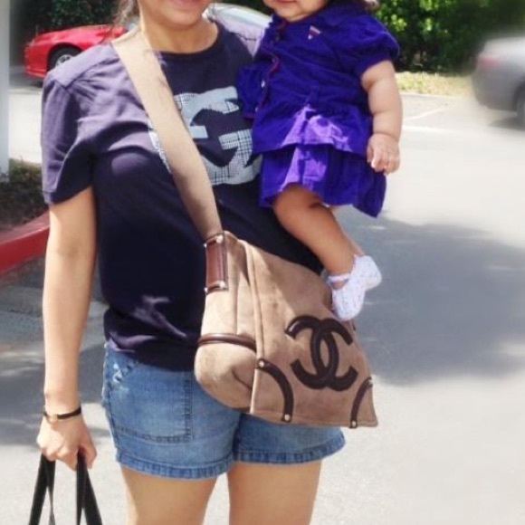 💯 Authentic crossbody Chanel fur/suede  flap bag - Picture 8 of 8